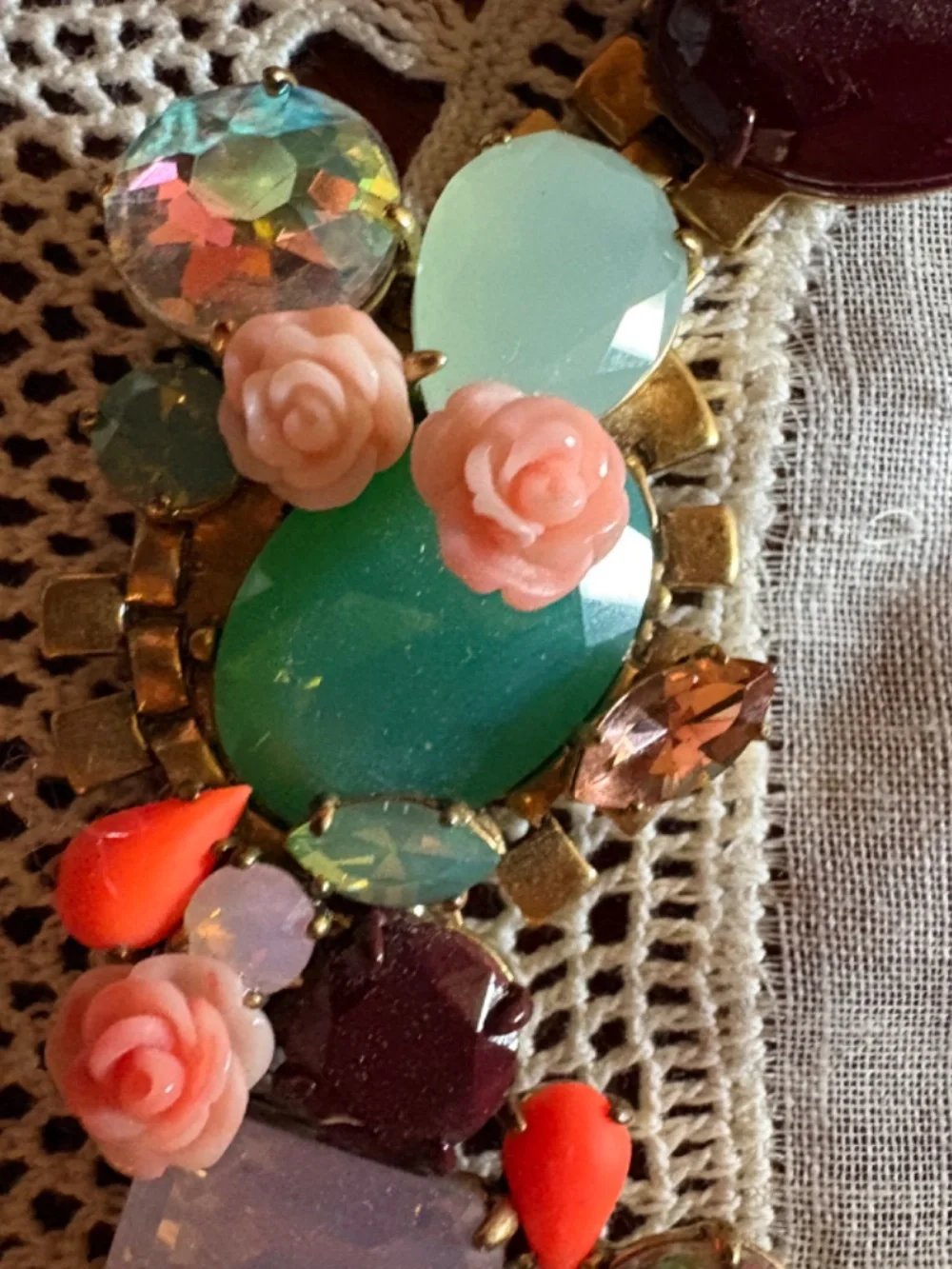 J. Crew Women Necklace With colorful Stones